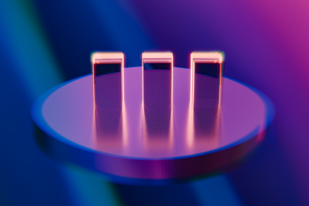 A group of metal objects sitting on top of a table